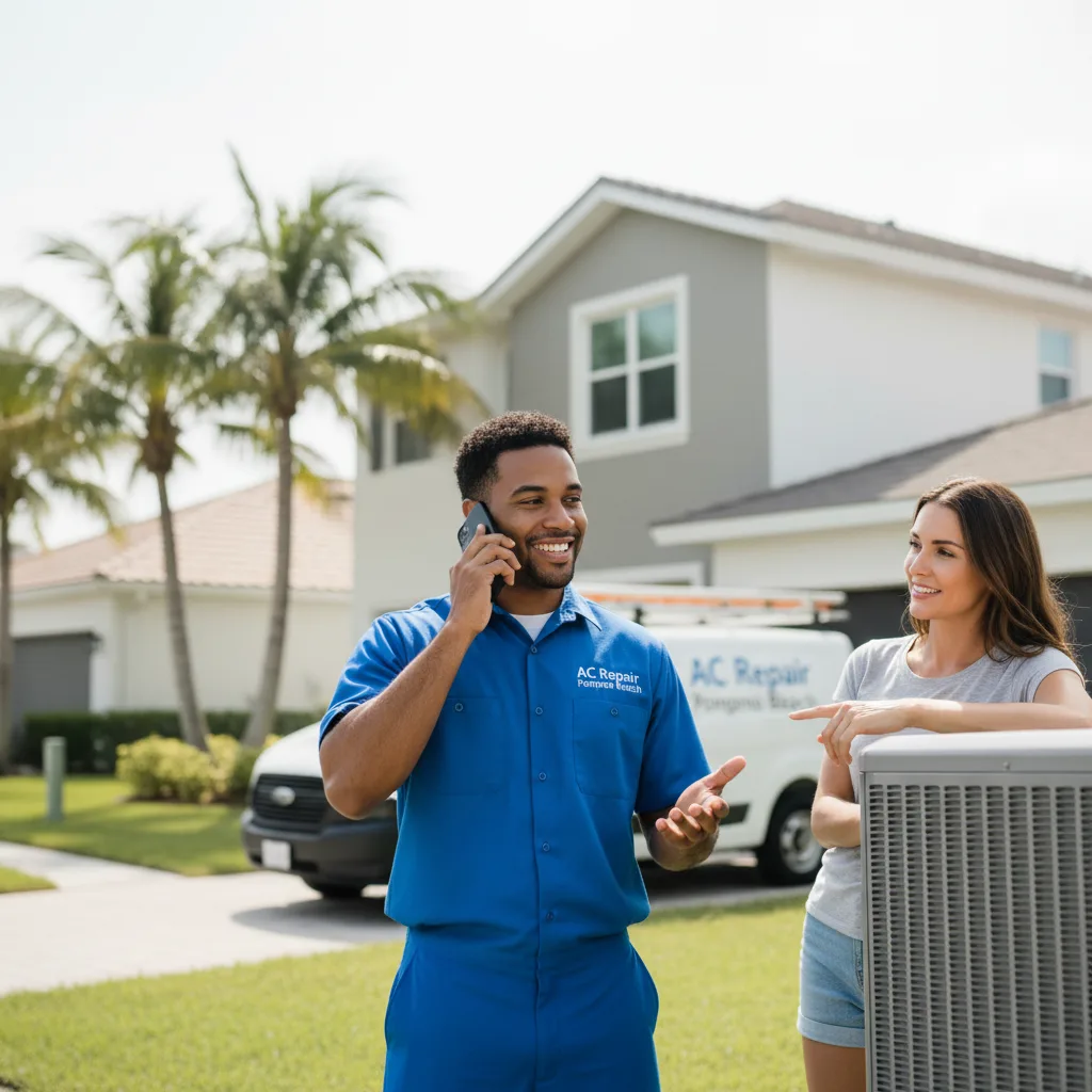 AC Repair Pompano Beach customer support in Lauderdale